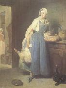 Jean Baptiste Simeon Chardin La Pourvoyeuse(The Return from Market) (mk05) china oil painting reproduction